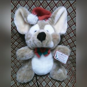 NEW LOVEABLE HOLIDAY FRIENDS 15" MOUSE VINTAGE YMT INTERNATIONAL PLUSH CHRISTMAS